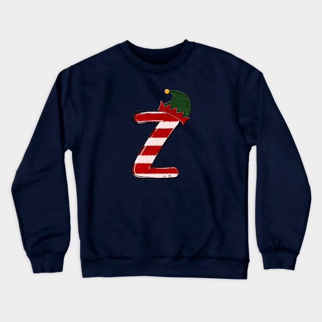 Letter Z (Christmas Alphabet) Crewneck Sweatshirt by Pop Cult Store